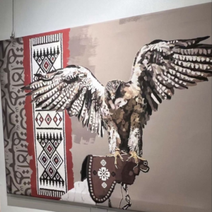 خدمات تصميم وتنفيذ لوحات جدارية (كنفاس)